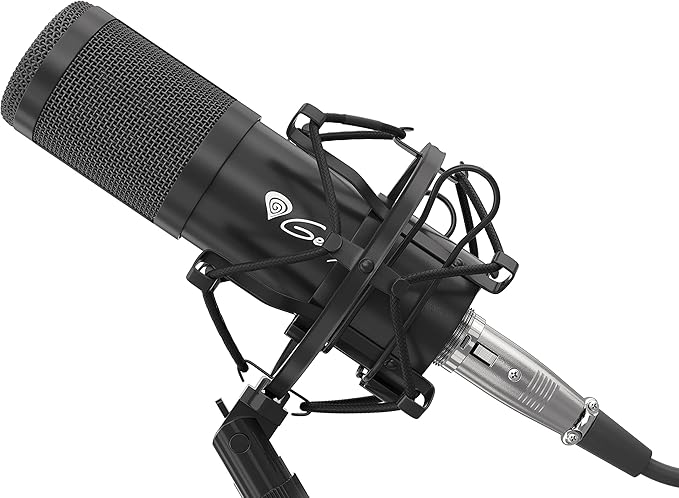 GENESIS Radium 300 XLR Schwarz Studio-Mikrofon GENESIS Radium 300 XLR Schwarz Studio-Mikrofon