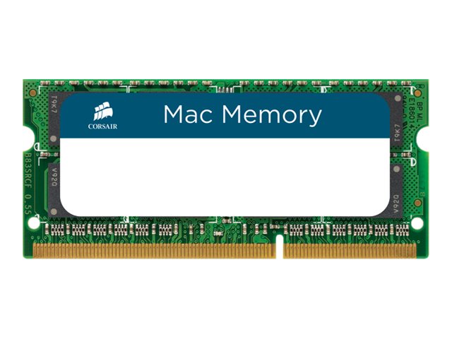 Corsair Mac Memory - DDR3L - Kit - 16 GB: 2 x 8 GB - SO DIMM 204-PIN - 1600 MHz / PC3-12800 - CL11 - 1.35 V - ungepuffert - non-ECC - für Apple iMac (27 Zoll)