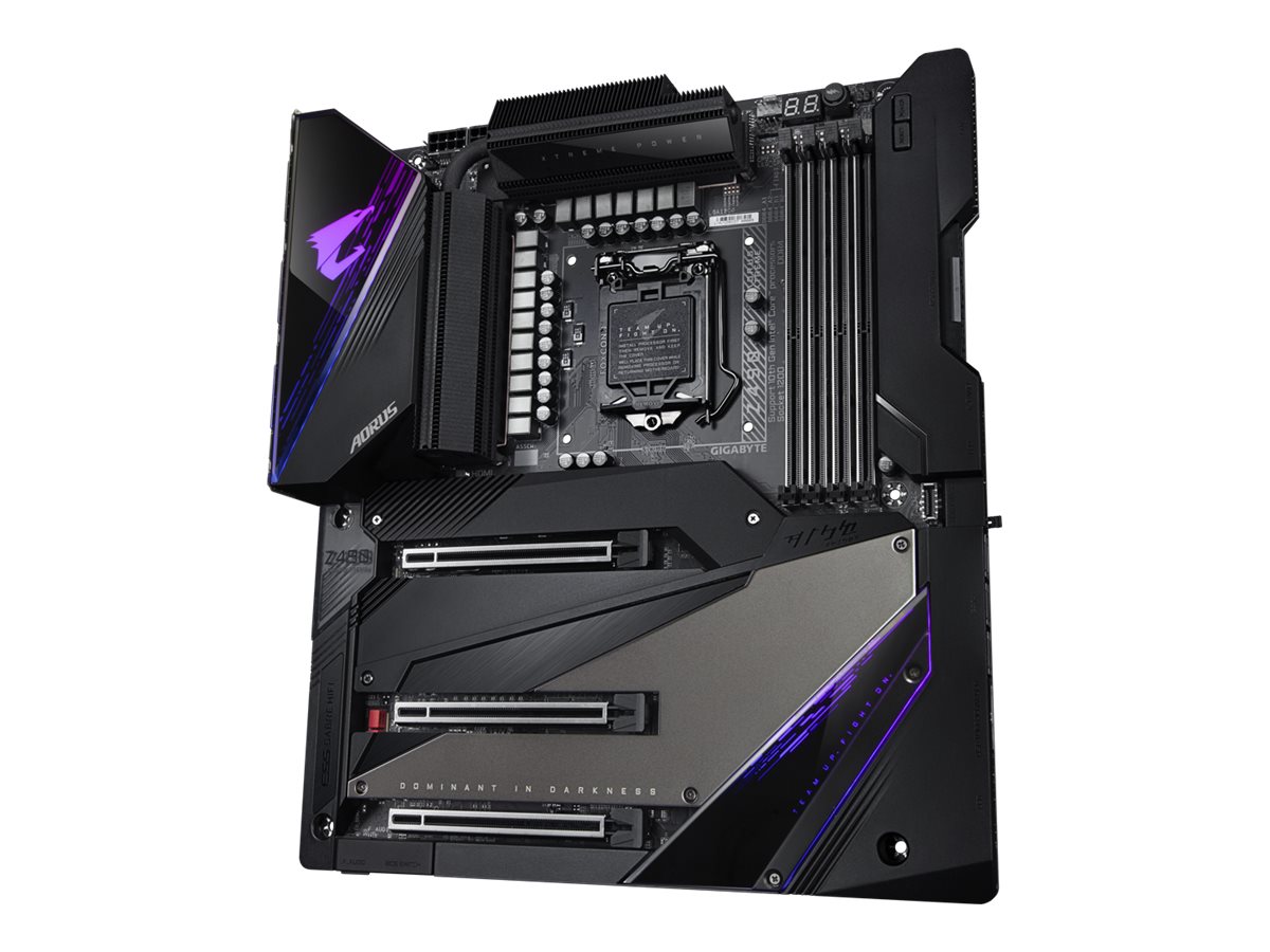 Gigabyte Z490 AORUS XTREME - 1.X - Motherboard - Erweitertes ATX - LGA1200-Sockel - Z490 Chipsatz - USB-C Gen2, USB 3.2 Gen 1, USB 3.2 Gen 2 - 10 Gigabit LAN, 2.5 Gigabit LAN, Wi-Fi, Bluetooth - Onboard-Grafik (CPU erforderlich)