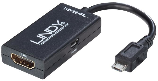 Lindy 41561 USB-Grafikadapter Schwarz