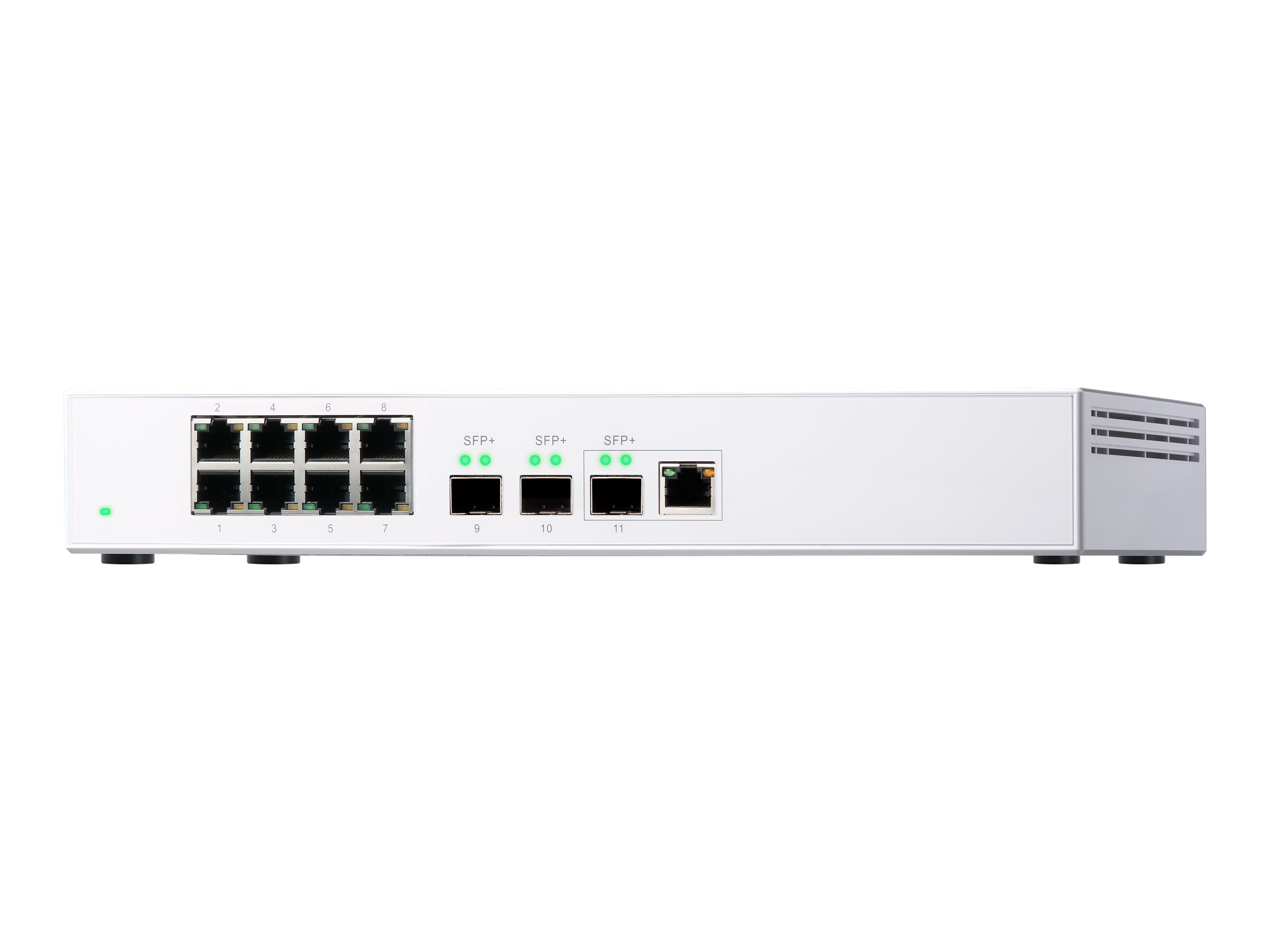 QNAP QSW-308-1C Netzwerk-Switch Unmanaged Gigabit Ethernet (10/100/1000) Weiß