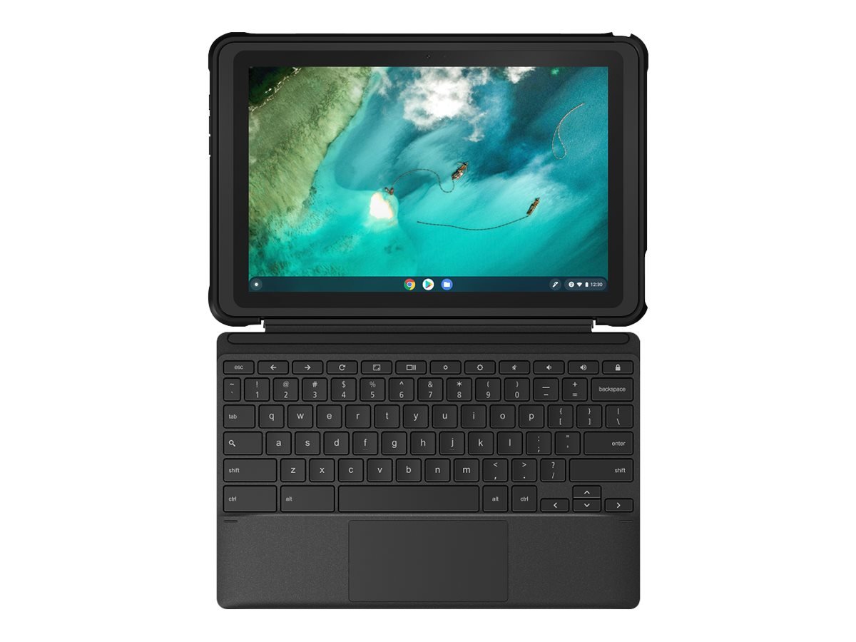 ASUS Chromebook Detachable CZ1 CZ1000DVA-L30005 - Mit abnehmbarer Tastatur - MT8183 / 2 GHz - Chrome OS - Mali-G72 MP3 - 4 GB RAM - 64 GB eMMC - 25.7 cm (10.1")