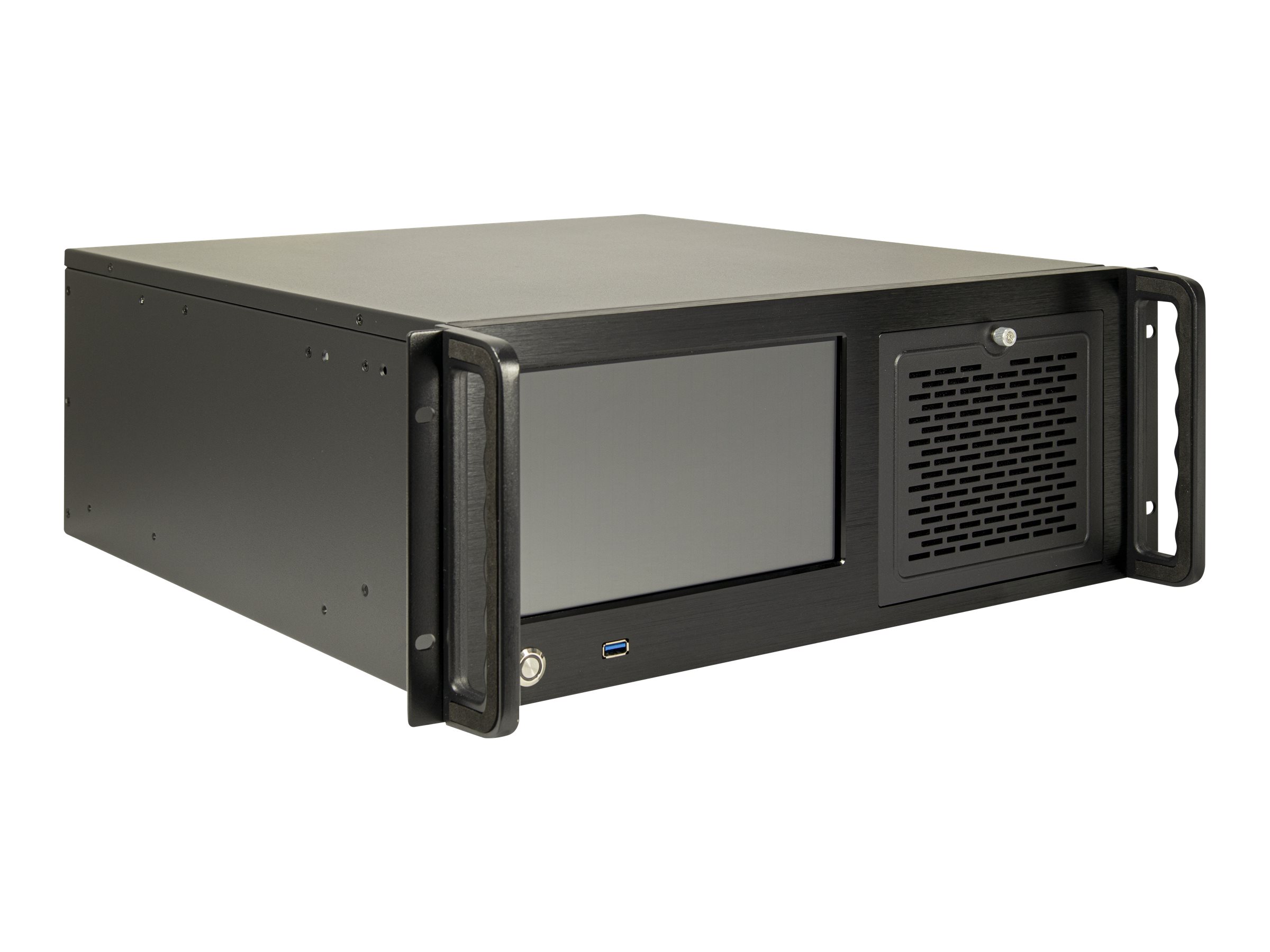 Inter-Tech 4U-4460 TFT Rack Schwarz