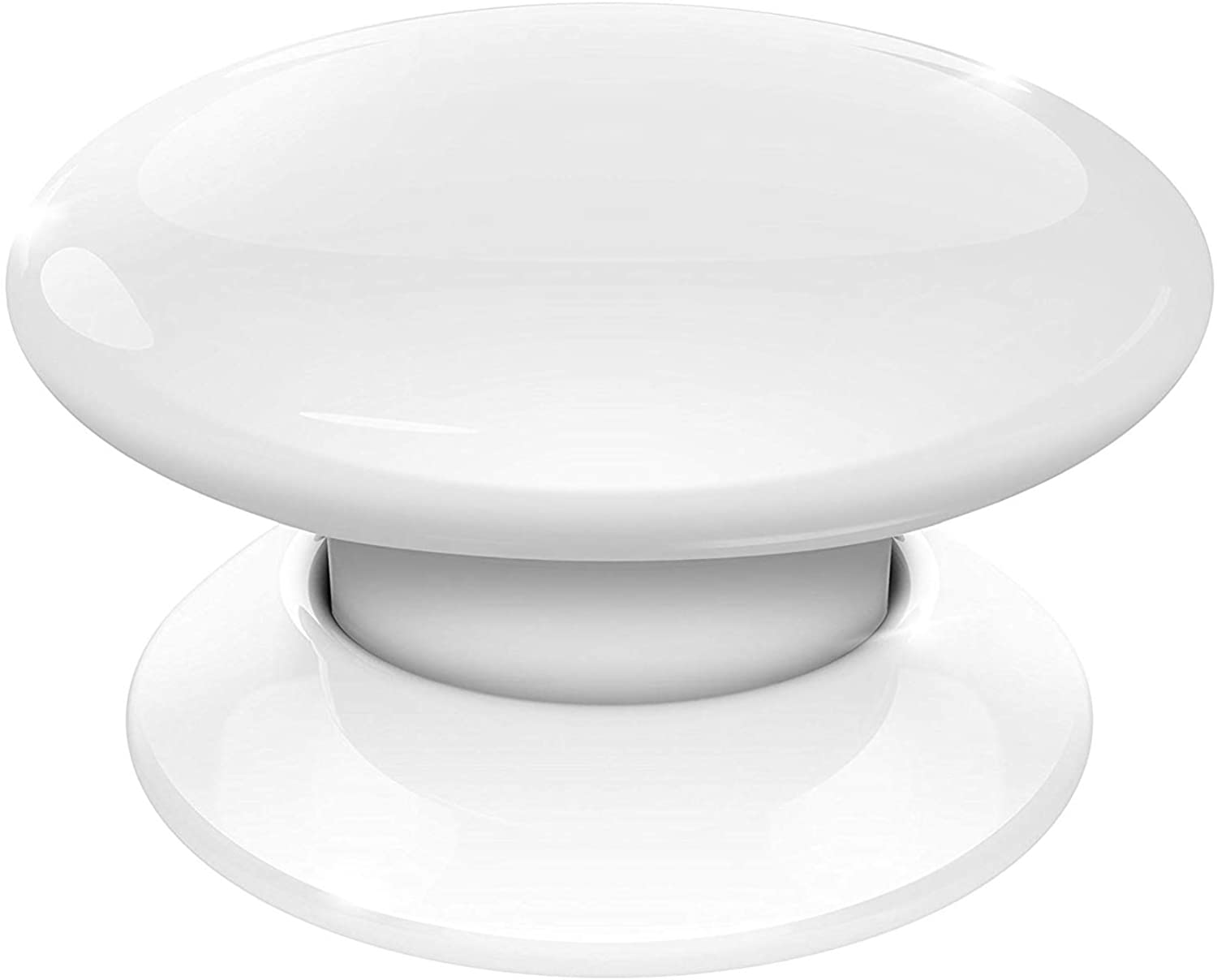 FIBARO The Button White / Z-Wave Plus Drahtlose Tragbare Schalt-Knopf, Weiß, FGPB-101-1
