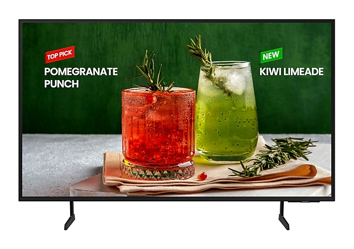 Samsung LH43BEDHLGUXEN Signage-Display Digital Signage Flachbildschirm 109,2 cm (43") WLAN 4K Ultra HD Schwarz Tizen 16/7