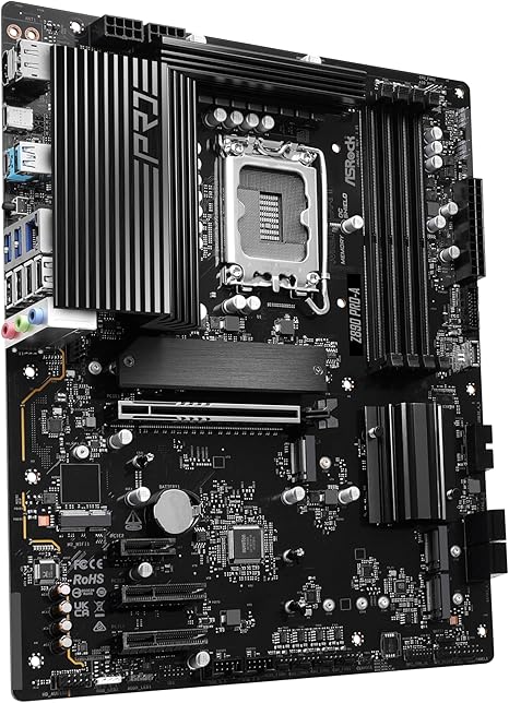 ASRock Z890 Pro-A - Motherboard - ATX - LGA1851-Sockel - Z890 Chipsatz - USB4, USB-C 3.2 Gen 2x2, USB 3.2 Gen 1, USB 3.2 Gen 2 - 2.5 Gigabit LAN - Onboard-Grafik (CPU erforderlich)
