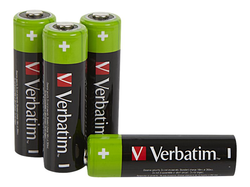 Verbatim 49517 Haushaltsbatterie Wiederaufladbarer Akku AA Nickel-Metallhydrid (NiMH)