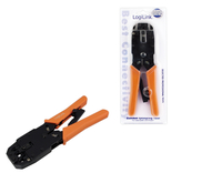 Logilink Werkzeug Crimpzange RJ45 8P8C Universal RJ12 6P6C