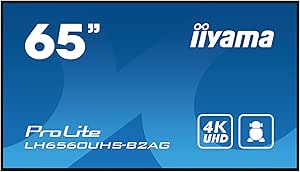 iiyama LH6560UHS-B2AG Signage-Display Digitale A-Platine 165,1 cm (65") LED WLAN 500 cd/m² 4K Ultra HD Schwarz Eingebauter Prozessor Android 11 24/7