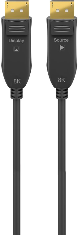 Optisches DisplayPort™ Hybrid-Verbindungskabel 2.0 (AOC), vergoldet Optisches DisplayPort™ Hybrid-Verbindungskabel 2.0 (AOC), vergoldet