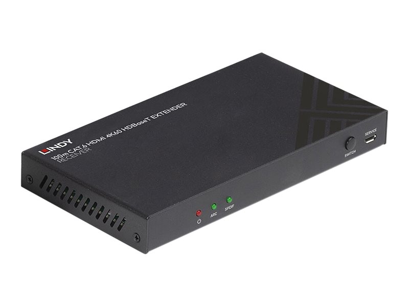 Lindy 38342 Audio-/Video-Leistungsverstärker AV-Receiver Schwarz