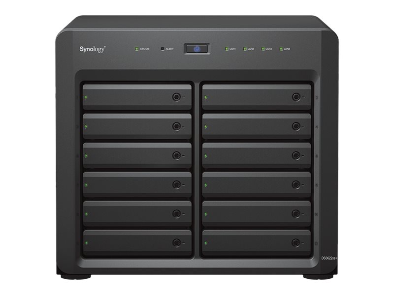 Synology DiskStation DS3622xs+ NAS Tower Intel® Xeon® D D-1531 16 GB DDR4 0 TB DiskStation Manager Schwarz