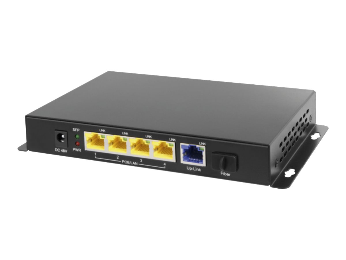 Tiptel SP1005 - Switch - 4 x 10/100/1000 (PoE+)