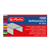 Herlitz Heftklammer No24/6 verzinkt 2x1000er Blister