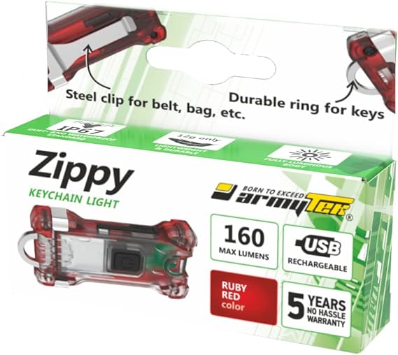 ARMYTEK ZIPPY RED MULTI TASCHENLAMPE