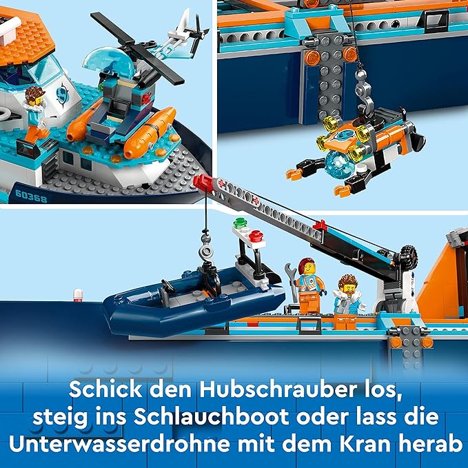 LEGO® 60368 - City Arktis-Forschungsschiff (815 Teile) LEGO® 60368 - City Arktis-Forschungsschiff (815 Teile)