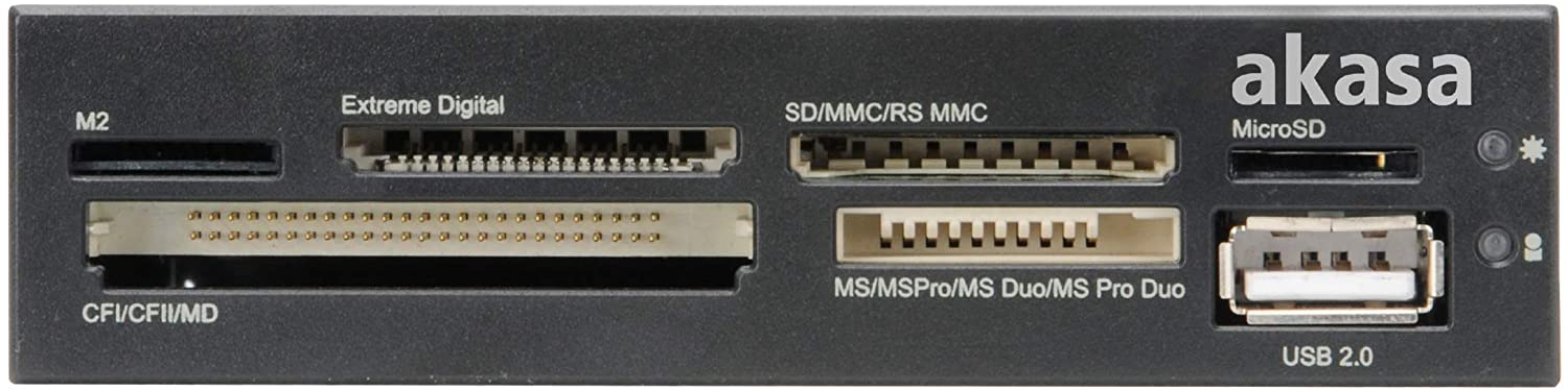 Akasa AK-ICR-07 Kartenleser USB 2.0 Eingebaut Akasa AK-ICR-07 Kartenleser USB 2.0 Eingebaut