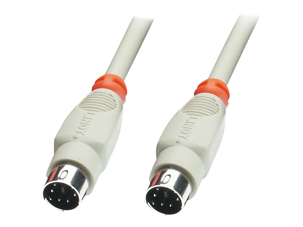 Lindy PS/2 2.0m PS/2-Kabel 2 m Grau