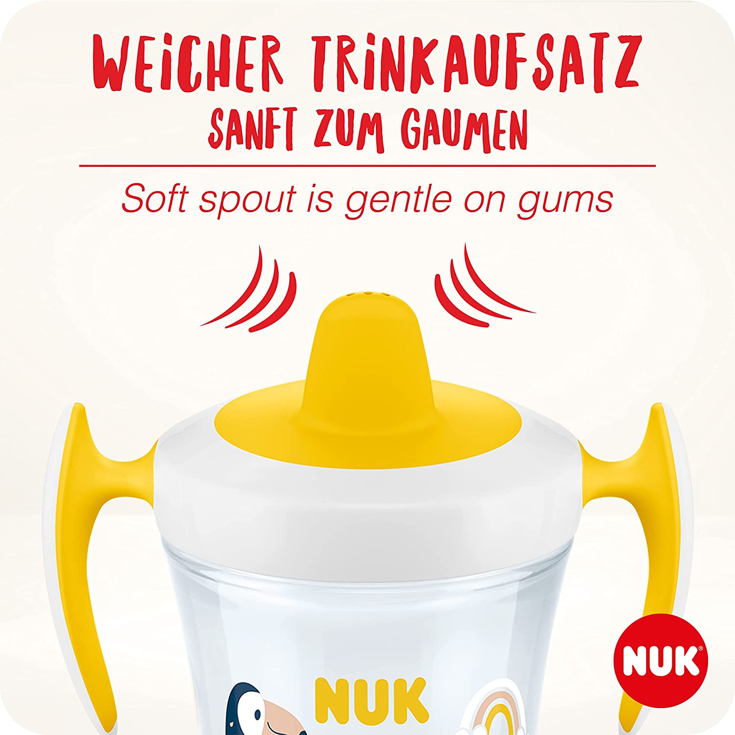 NUK Trinkbecher Mini Cups Set 3in1 160ml ab 6 M. mint&türkis