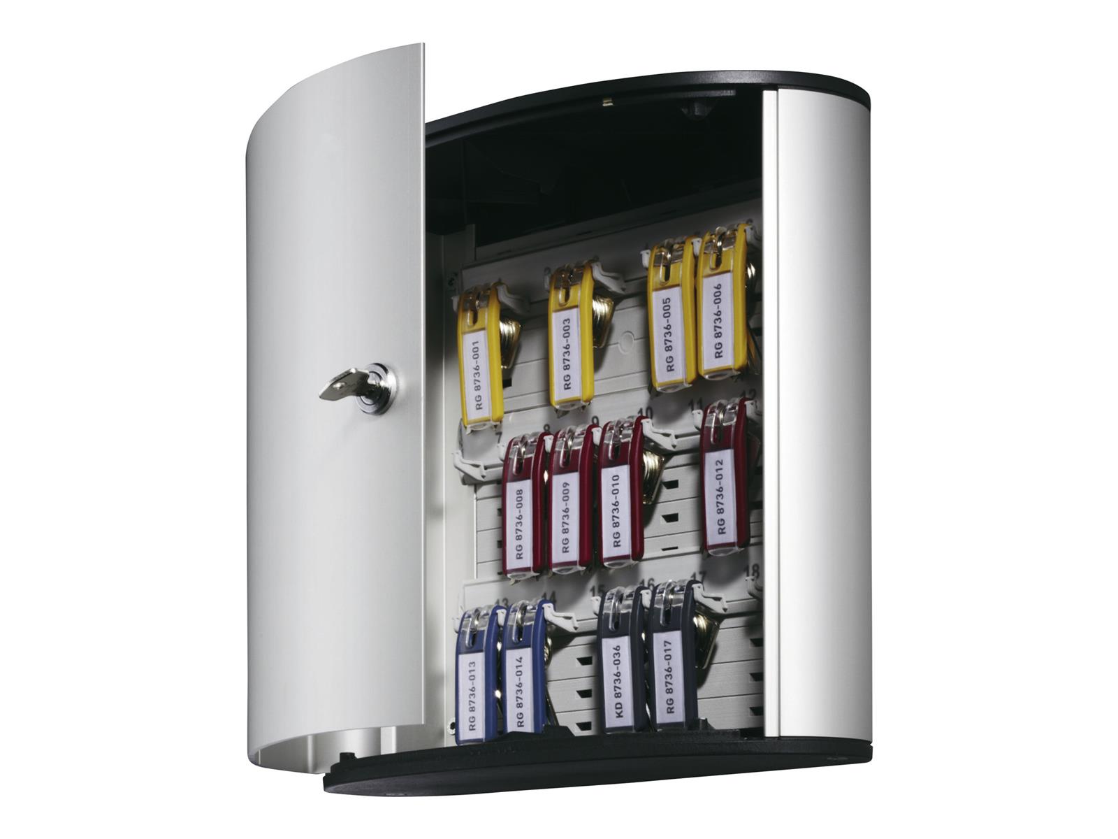 DURABLE Schlüsselkasten Key Box 18 für 18 Schlüssel silber
