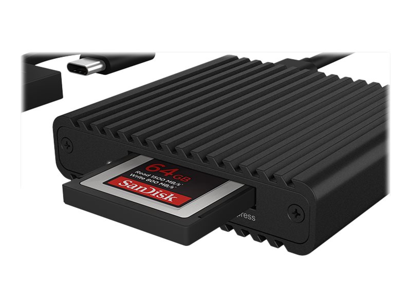 ICY BOX IB-CR404-C31 Kartenleser Schwarz