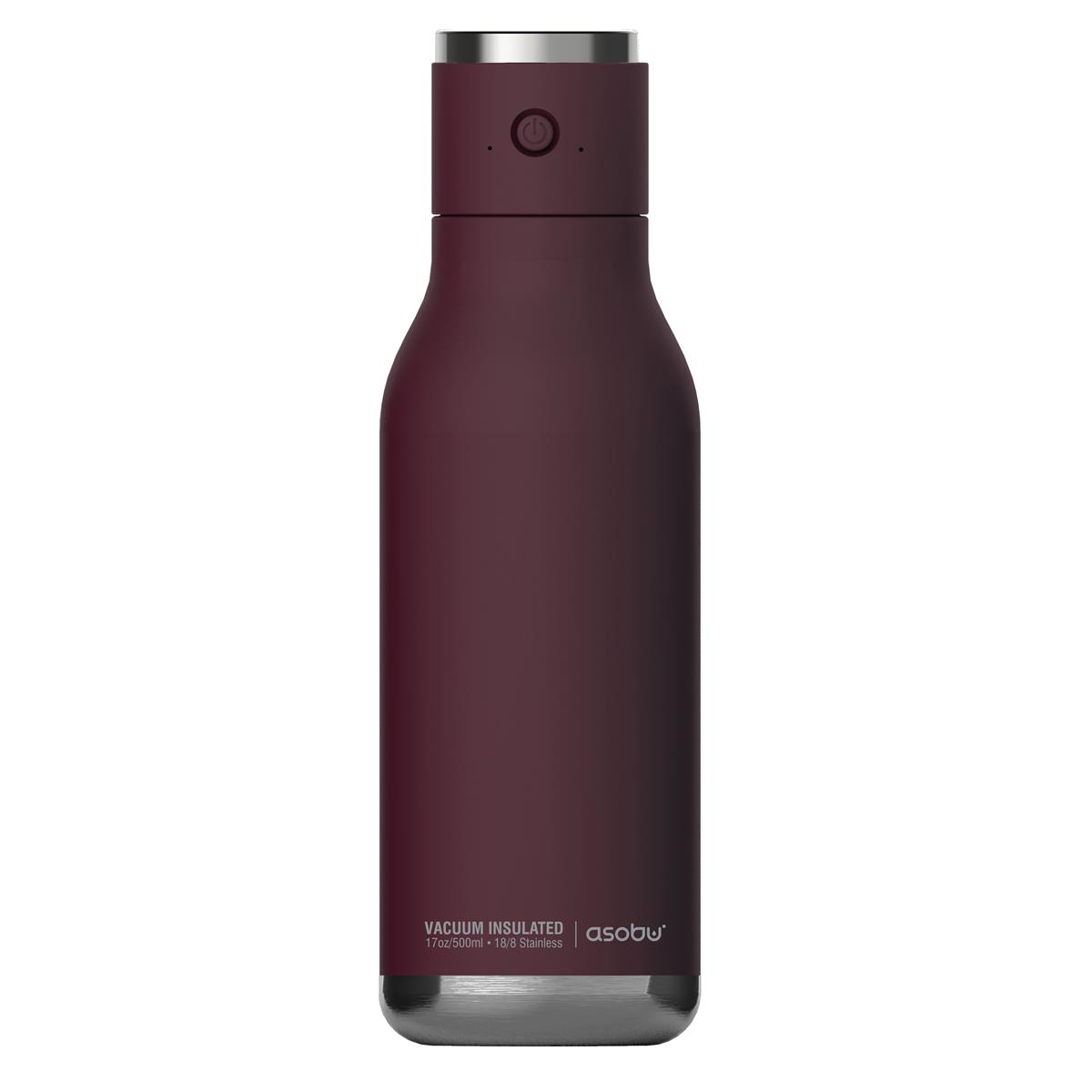 Asobu - Wireless Beat - isolierte Edelstahlflasche mit BT Lautsprecher rot