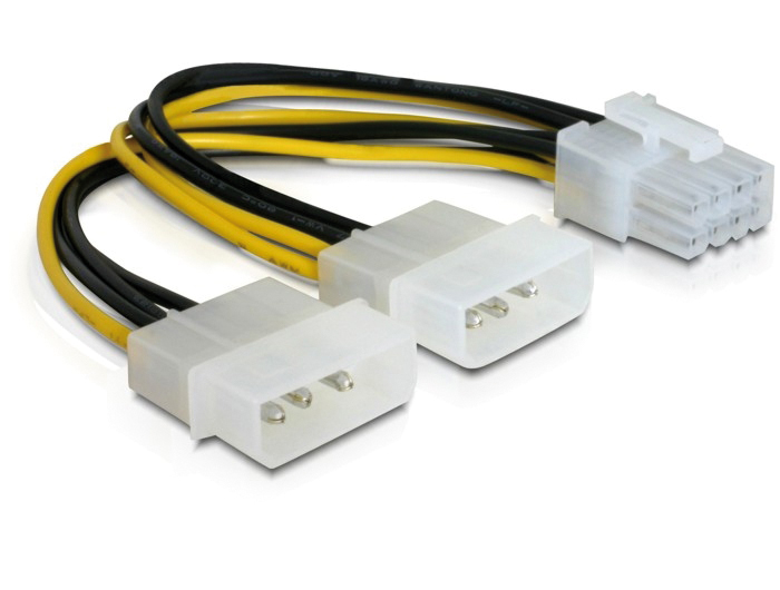 DeLOCK PCI Express power Mehrfarbig 0,30 m