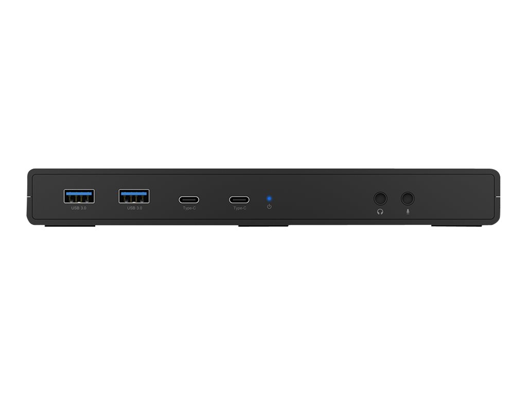 ICY BOX IB-DK2245AC Kabelgebunden USB 3.2 Gen 1 (3.1 Gen 1) Type-C Schwarz