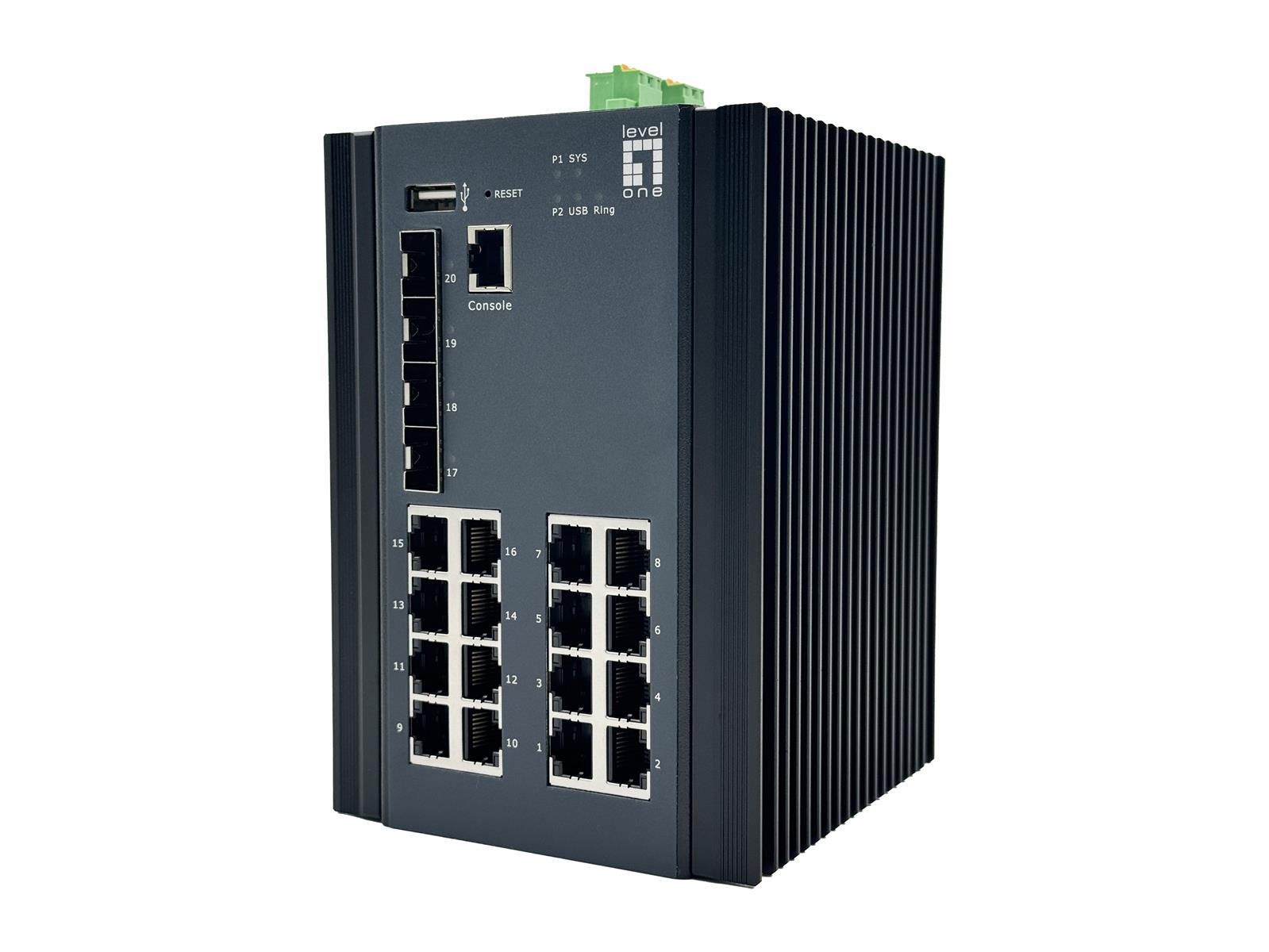 LevelOne Switch 20x GE IGU-2071 16x 1GbE 4x 2.5GbE SFP sw