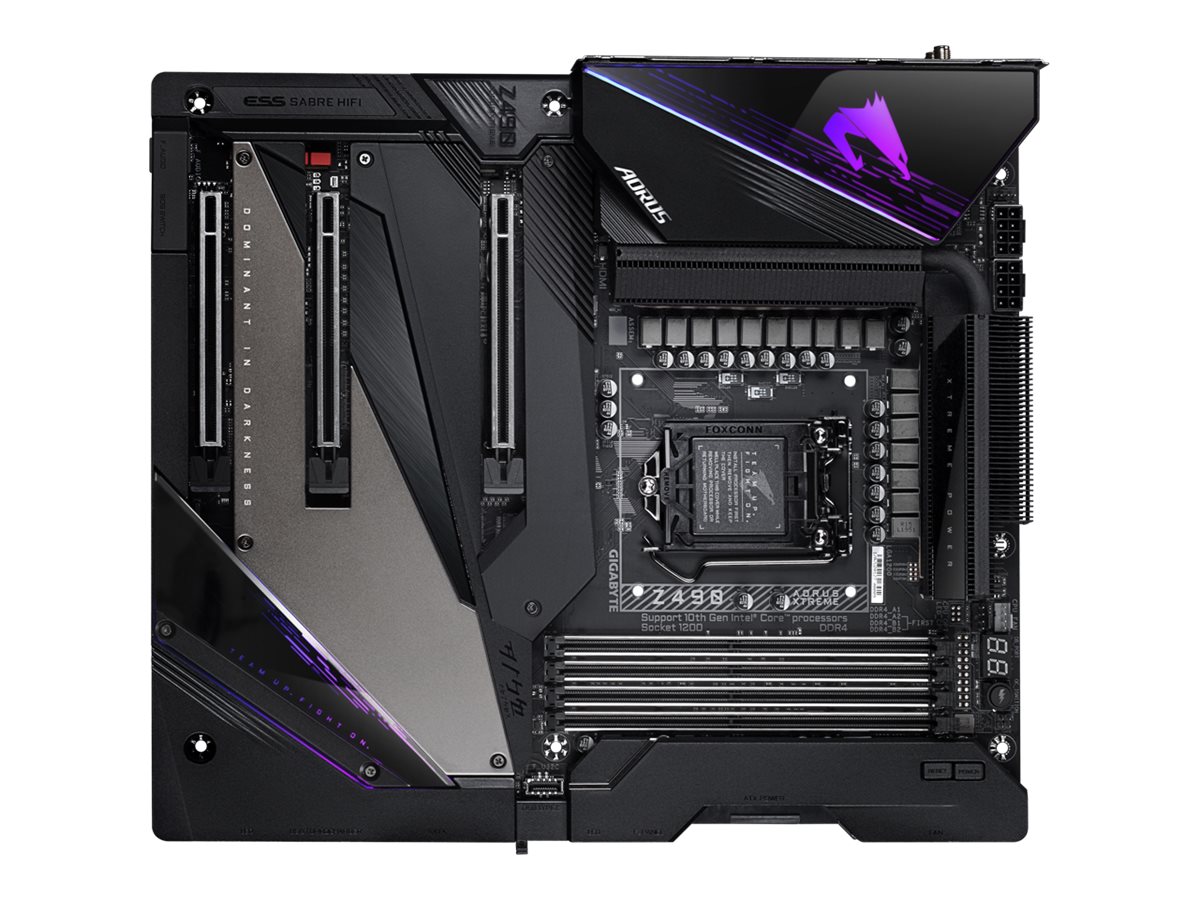 Gigabyte Z490 AORUS XTREME - 1.X - Motherboard - Erweitertes ATX - LGA1200-Sockel - Z490 Chipsatz - USB-C Gen2, USB 3.2 Gen 1, USB 3.2 Gen 2 - 10 Gigabit LAN, 2.5 Gigabit LAN, Wi-Fi, Bluetooth - Onboard-Grafik (CPU erforderlich)
