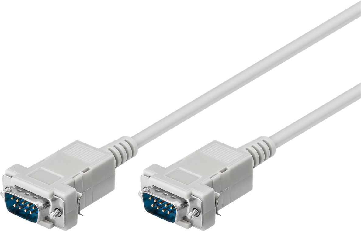 D-SUB 9 pin Anschlusskabel, Stecker/Stecker, seriell 1:1