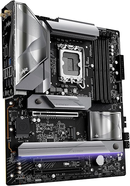 ASRock Z890 LiveMixer WiFi - Motherboard - ATX - LGA1851-Sockel - Z890 Chipsatz - USB4, USB 3.2 Gen 2x2, USB 3.2 Gen 2, USB 3.2 Gen 1 - 2.5 Gigabit LAN, Wi-Fi 7, Bluetooth - Onboard-Grafik (CPU erforderlich)