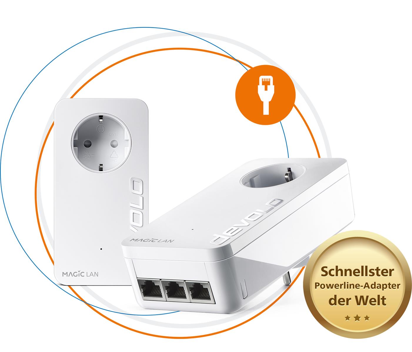 Devolo Magic 2 LAN triple - Starter Kit - Bridge