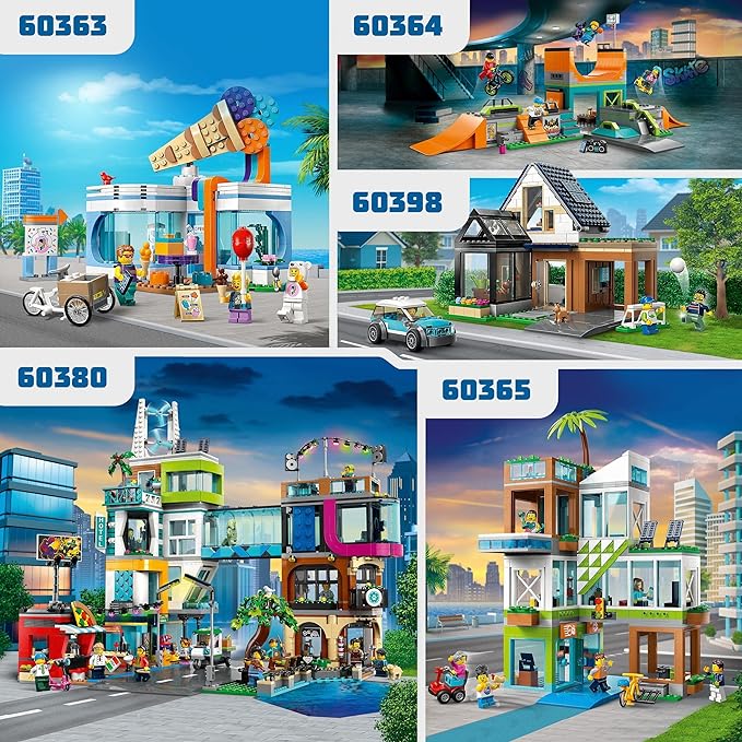 LEGO City   Familienhaus mit    Elektroauto           60398