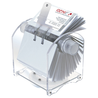 Genie Rotator - Acryl - Transparent - 400 Karten - 102 x 55 mm - 169 mm - 110 mm