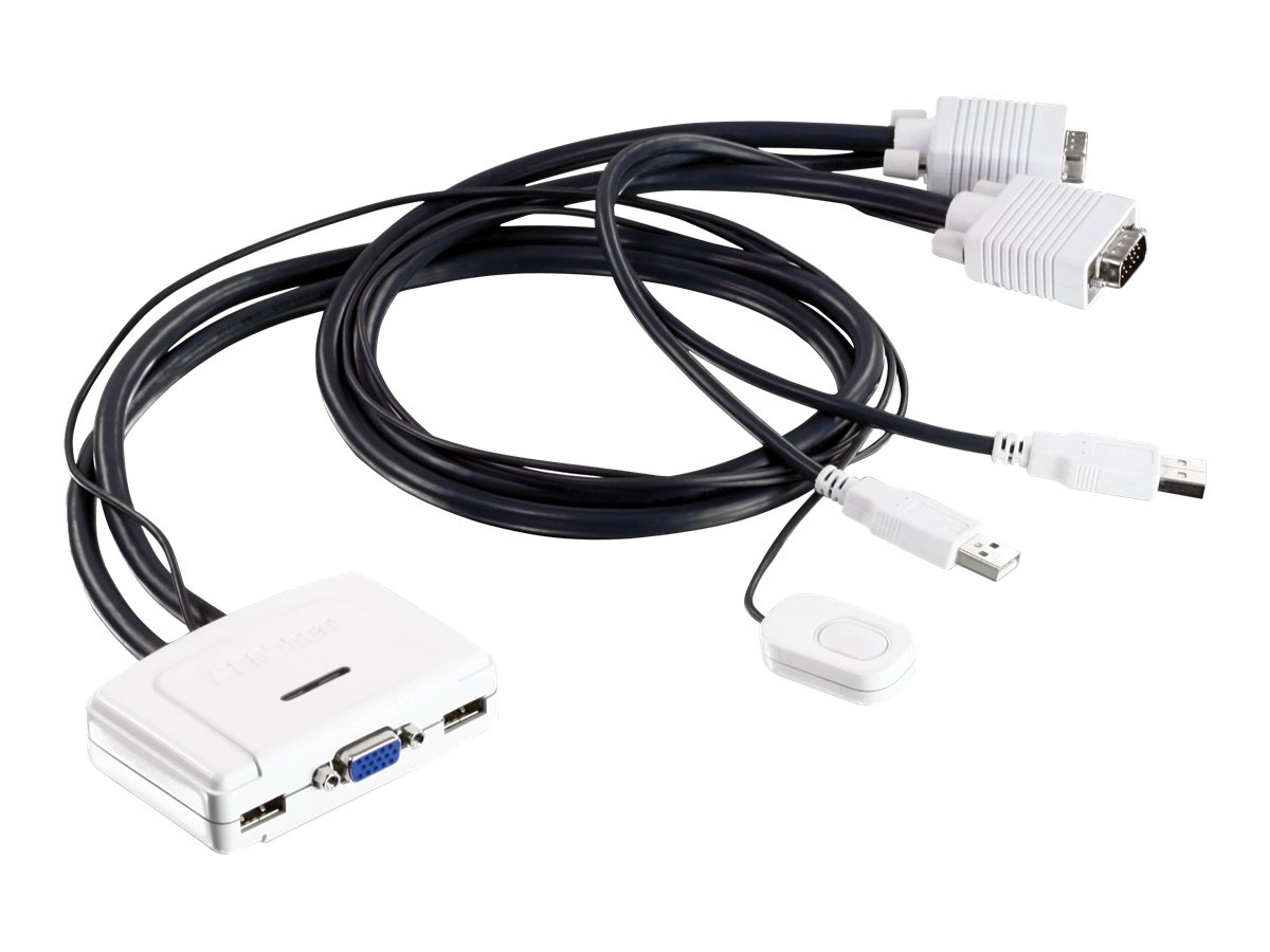 TRENDnet TK 217I - KVM-/Audio-Switch - 2 x KVM/Audio