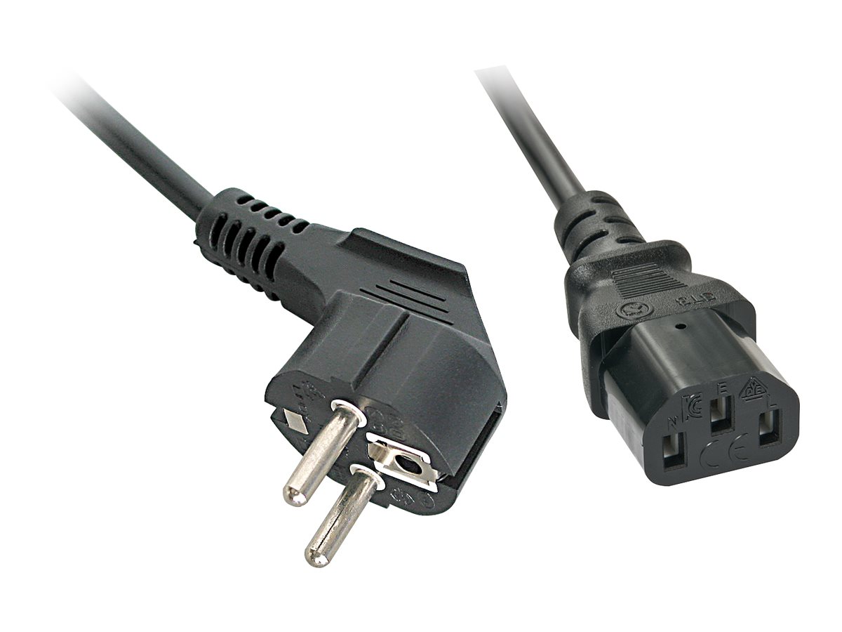 Lindy 30334 Stromkabel Schwarz 0,7 m Netzstecker Typ A IEC C13