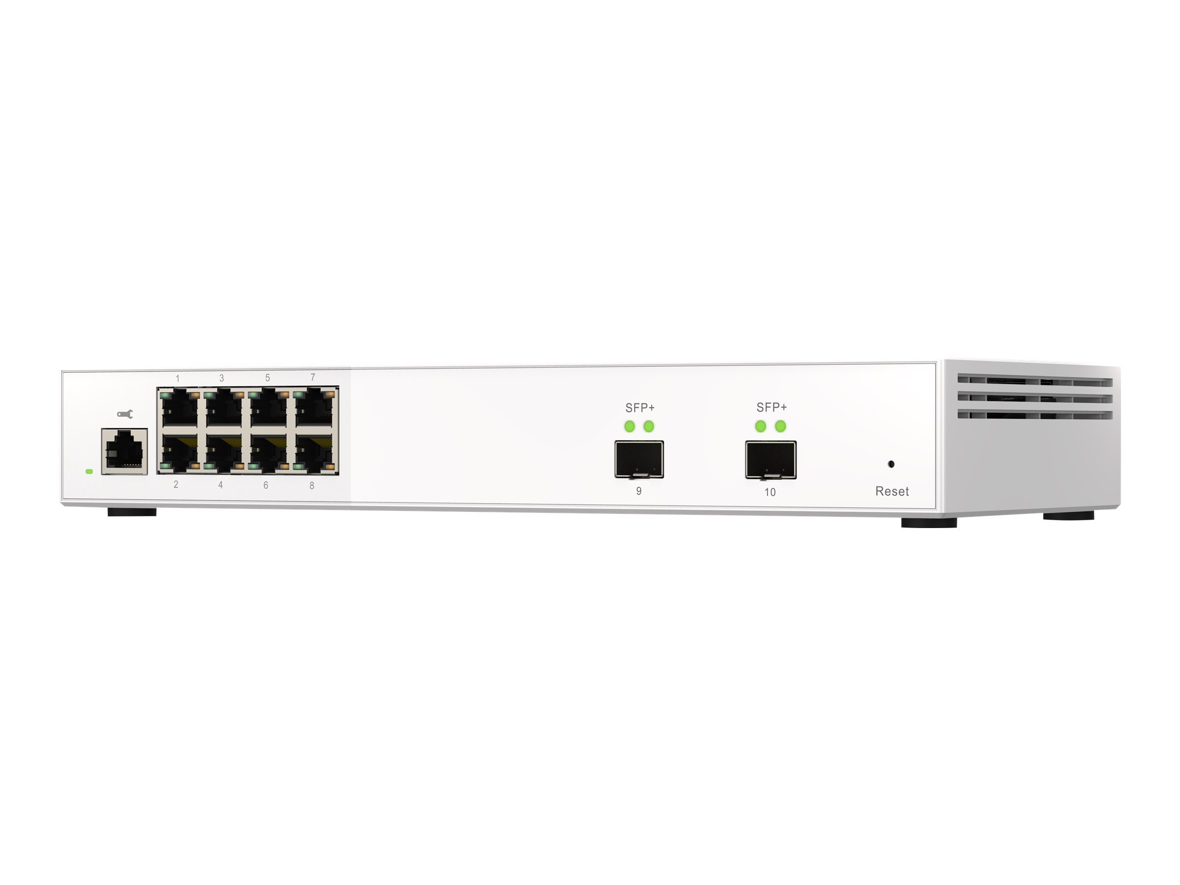 QNAP QSW-M2108-2S Netzwerk-Switch Managed L2 2.5G Ethernet (100/1000/2500) Grau