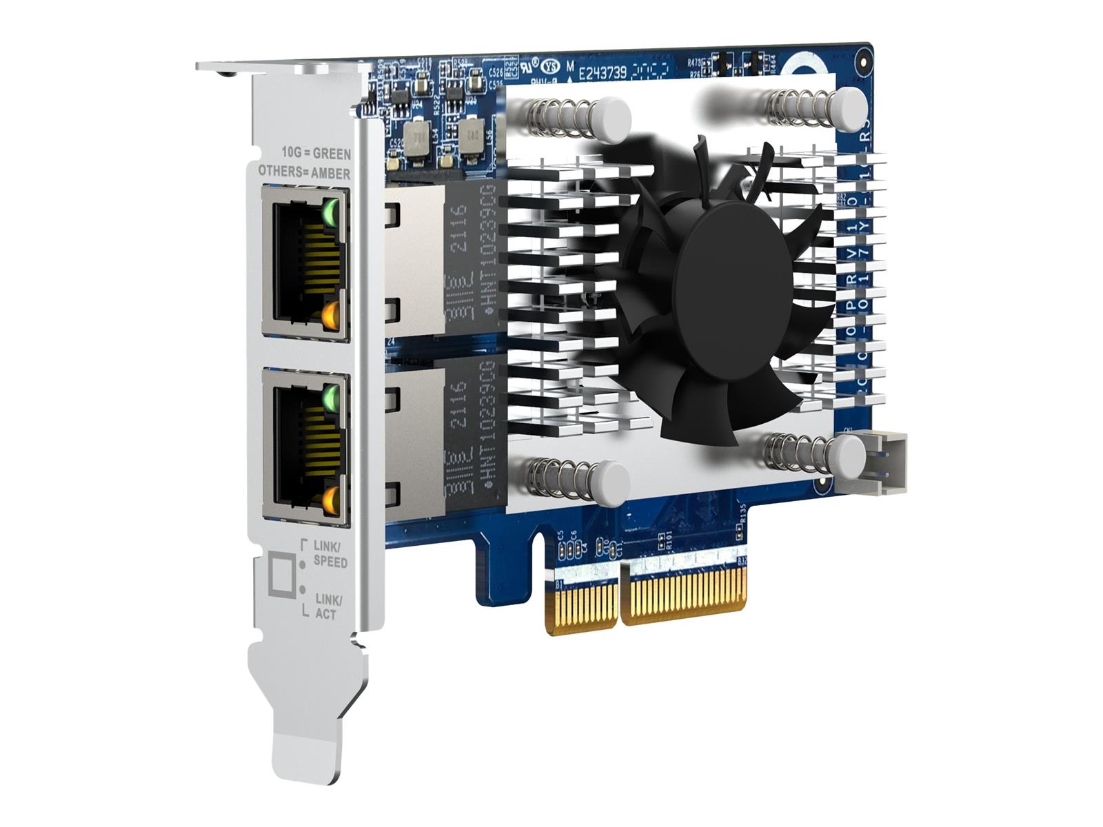 QNAP QXG-10G2TB - Netzwerkadapter - PCIe 3.0 x4 Low-Profile QNAP QXG-10G2TB - Netzwerkadapter - PCIe 3.0 x4 Low-Profile