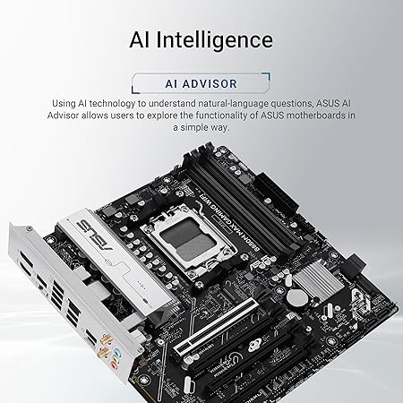 ASUS B850M MAX GAMING WIFI AMD B850 Sockel AM5 micro ATX