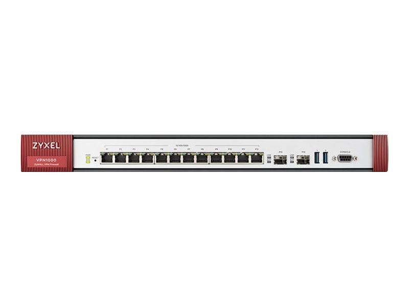 ZyXEL ZyWALL VPN1000 - Sicherheitsgerät - mit 1 Jahr Content-Filter + 1 Jahr Geo Enforcer + Hotspot Management