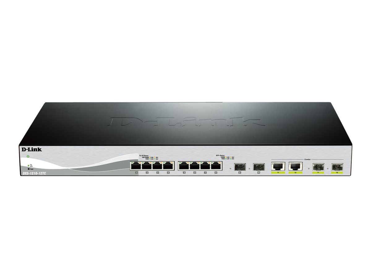 D-Link Web Smart DXS-1210-12TC - Switch - managed