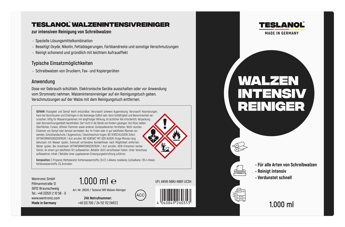 Walzenintensivreiniger