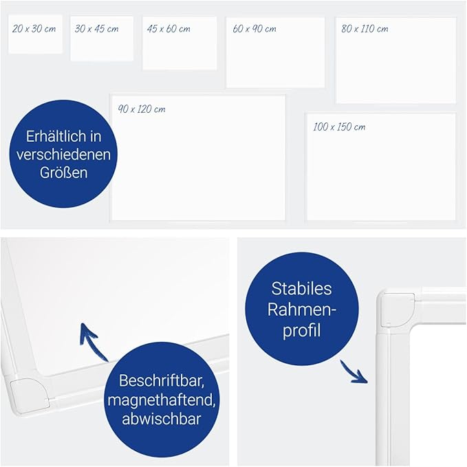MAUL Whiteboard MAULprimo 20x30 cm
