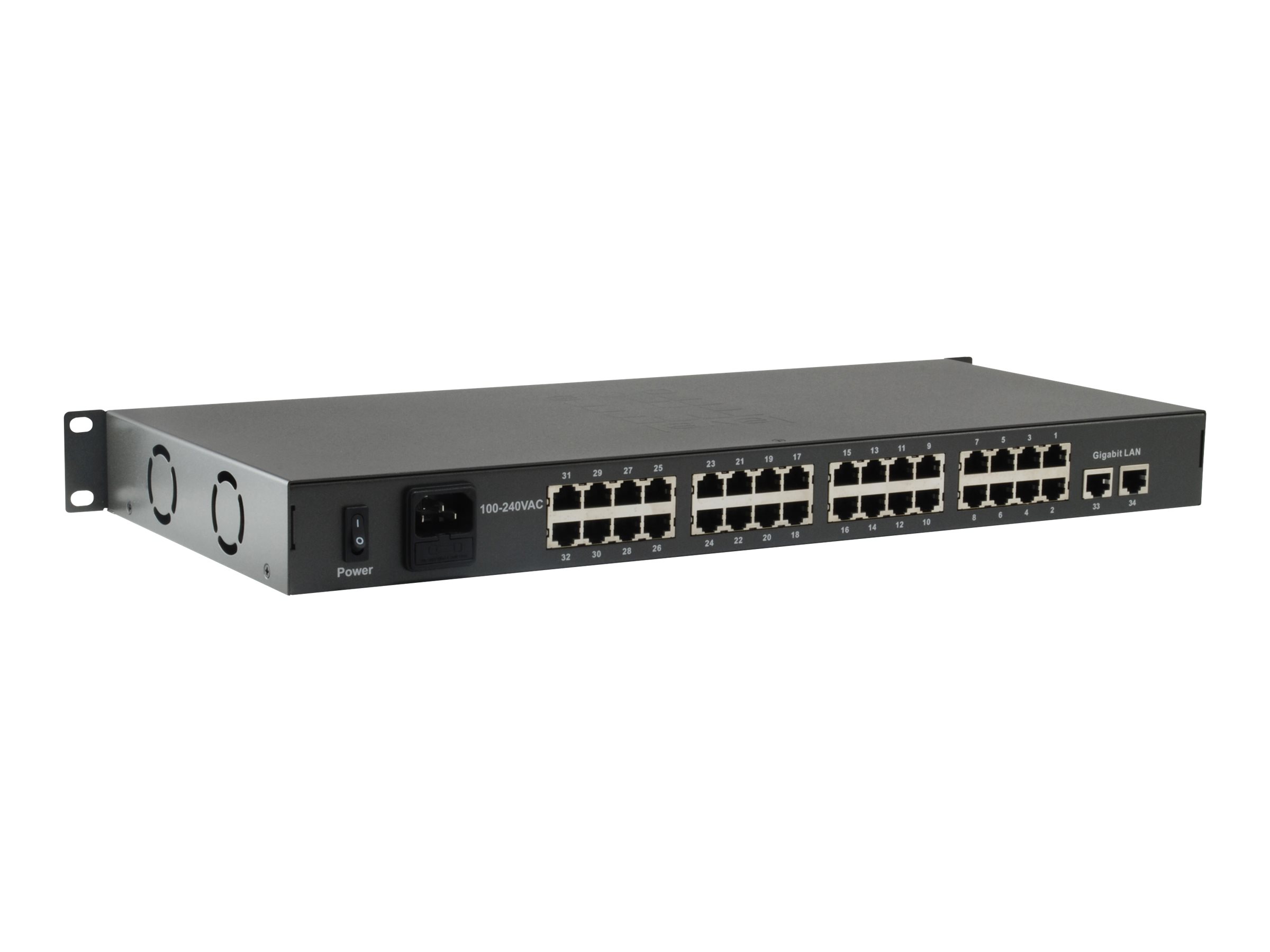 LevelOne FGP-3400W250 Netzwerk-Switch Unmanaged Fast Ethernet (10/100) Power over Ethernet (PoE) Schwarz