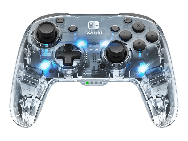 PDP Afterglow Schwarz, Transparent Gamepad Analog / Digital Nintendo Switch, Nintendo Switch Lite, Nintendo Switch OLED