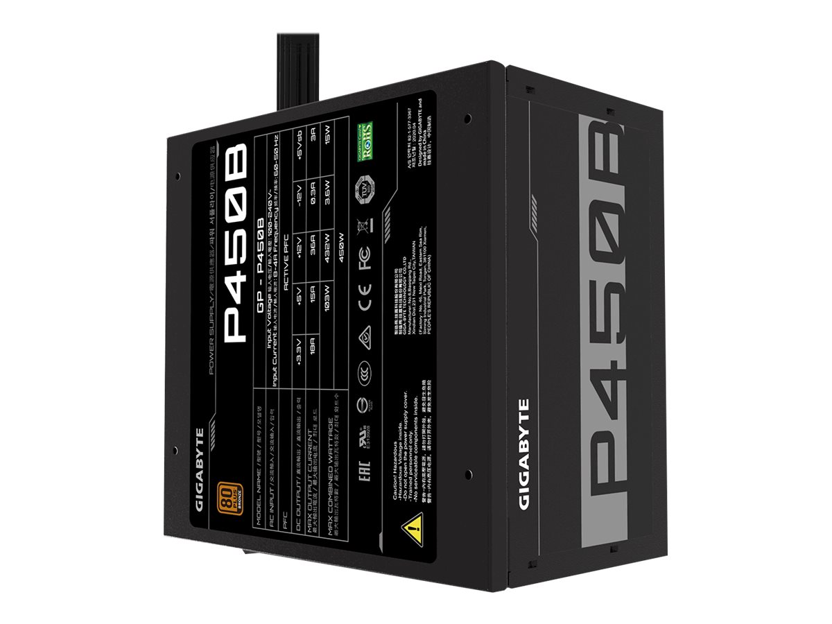 GIGABYTE P450B Netzteil 450 W 20+4 pin ATX ATX Schwarz