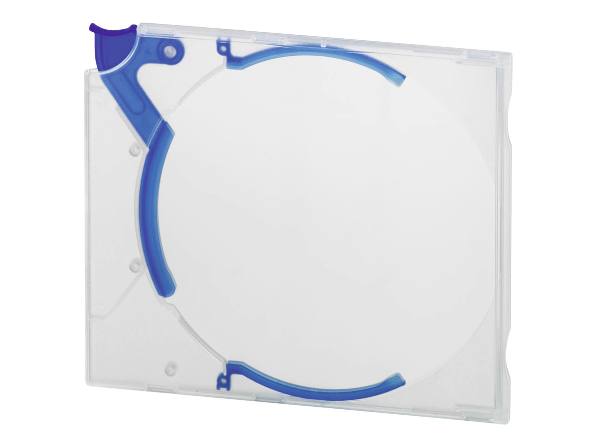 Durable QUICKFLIP Standard - KickOut Case - Kapazität: 1 CD/DVD - Blau (Packung mit 10)