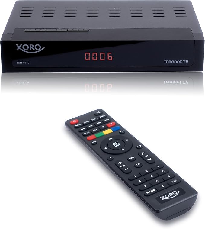 XORO HRT 8730 DVB-T/T2 Full HD Receiver schwarz XORO HRT 8730 DVB-T/T2 Full HD Receiver schwarz
