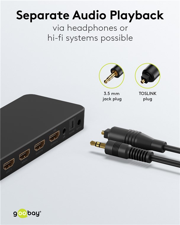 HDMI™-Matrix-Schalter 4 auf 2 (4K @ 60 Hz) HDMI™-Matrix-Schalter 4 auf 2 (4K @ 60 Hz)